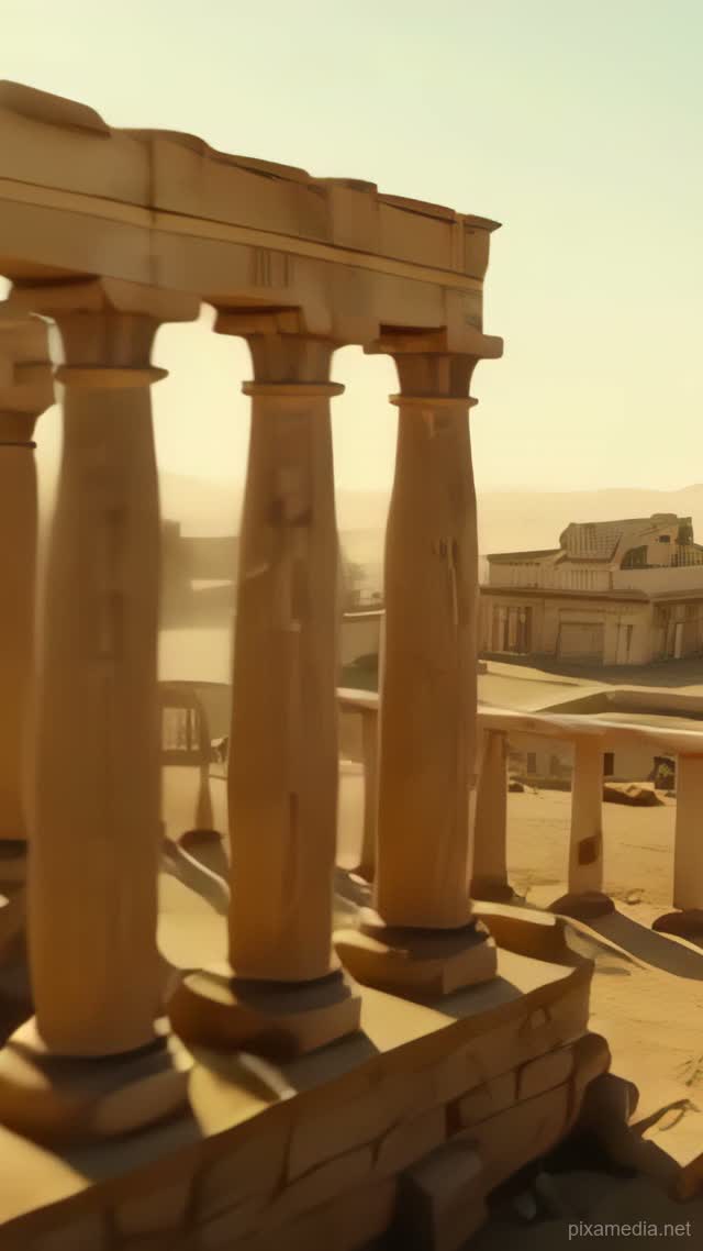 Palmyra's Eternal Grandeur - Ancient Civilizations AI stock